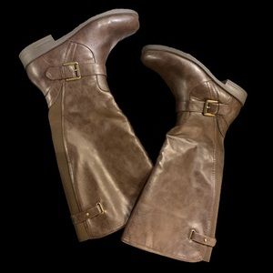 Yuu Tall Brown Boots - Size 10